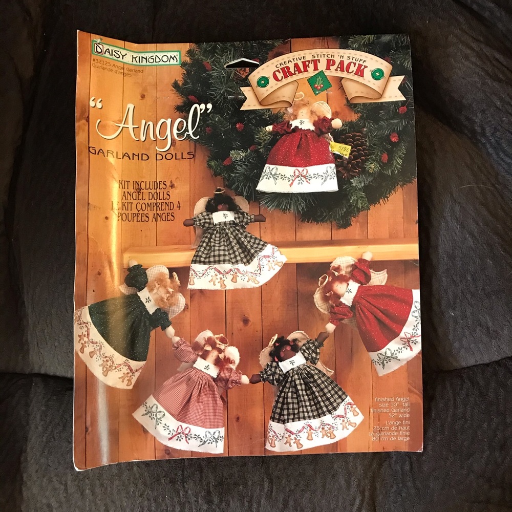 🐈OKC🐈 Daisy Kingdom Inc Angel Garland Dolls Kit